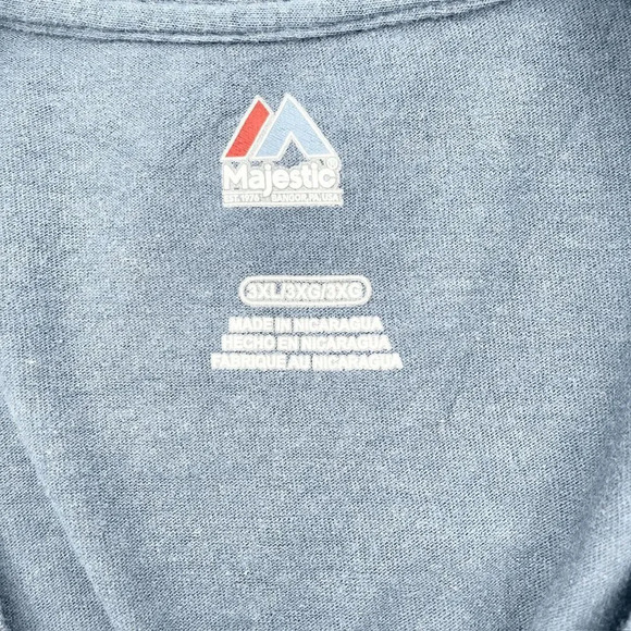 MLB Washington Nationals T Shirt Men 3XL Navy Blue Baseball Fan Icon Crew Neck - Picture 4 of 5